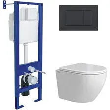 Унитаз подвесной Berges Wasserhaus Okus Rimless 043396 (с сиденьем)