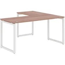 Стол угловой Xten-Q XQCT 1615 White (L), дуб сонома