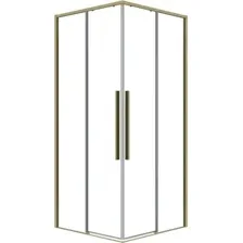 Душевой уголок Grossman Galaxy 100x100x195 300.K33.01.1010.32.00 (золото сатин/прозрачное стекло)