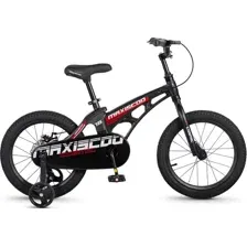Детский велосипед Maxiscoo Cosmic Базовый 16 2026 / MSC-C1653B (черный глянцевый)