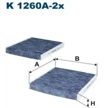 Салонный фильтр Filtron K1260A2x