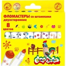 Фломастеры Каляка-Маляка ФШКМ-08 (8 цв)