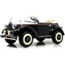 Детский автомобиль RiverToys Rolls-Royce E444EE (черный глянец)