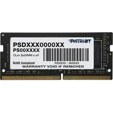 Оперативная память Patriot 8GB DDR4 SODIMM PC4-25600 PSD48G32002S