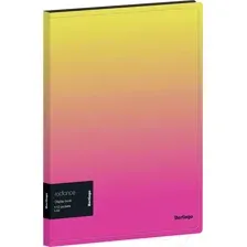 Папка для бумаг Berlingo Radiance DB4_10001 (желтый/розовый)