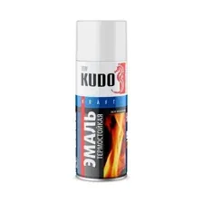 Эмаль Kudo Термостойкая (520мл, белая)