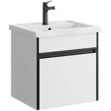 Aqwella Тумба с умывальником Urban URB0105W+4630055557578