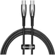 Кабель Baseus Glimmer Series Fast Charging Data Cable USB Type-C - Type-C 100W CADH000701 (1 м, черный)