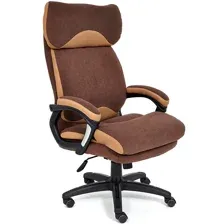 офисное компьютерное кресло Tetchair Duke (флок), коричневый