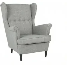 Кресло мягкое Mio Tesoro Тойво (Malmo 90 Grey)