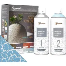 Акриловая краска Siana Craquelure, голубойпрозрачный, 2х520 мл