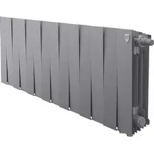 Биметаллический радиатор Royal Thermo PianoForte 300 Серебристый VR80 (14 секций)