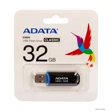 USB Flash Drive 32Gb A-Data C906 (Black)