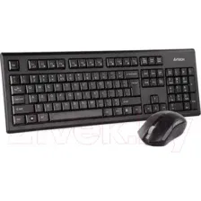 Комплект клавиатура и мышь A4Tech Wireless Desktop 3000NS