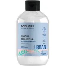 Шампунь для волос Ecolatier Urban, мицеллярный, кокос и шелковица, 600 мл