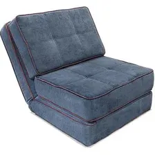 Кресло-кровать Лама-мебель Раскладное Марио (Bahama Denim/Bahama Grey)