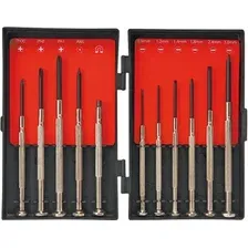 Набор отверток прецизионных TopTools 39D194 (11 предметов)