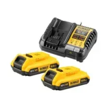 Набор зарядное устройство + 2 аккумулятора DeWalt DCB1104D2-QW