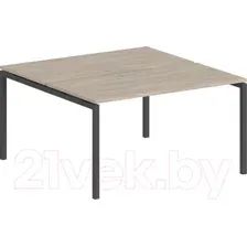 Комплект письменных столов Norden 160x163.8x75 / SG.249.OL.44.AN (антрацит/дуб светлый)