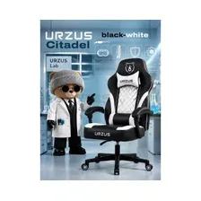 Игровое (геймерское) кресло URZUS Citadel UR-7351127 (черный/белый)