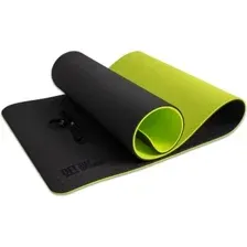 Коврик Original FitTools FT-YGM10-TPE-BG TPE (черный/зеленый)