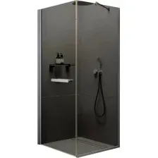 Душевой уголок MaybahGlass MGY-1348-5 (графит стекло/хром матовый)