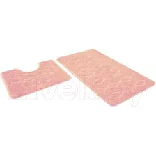 Набор ковриков для ванной и туалета Shahintex РР 60x100/60x50 (002-фламинго)