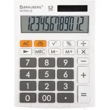 Калькулятор BRAUBERG Ultra 12-WT (250496)
