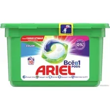 Капсулы для стирки Ariel Все в 1 Pods Color (10 шт)
