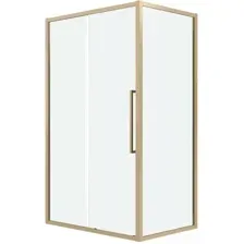 Душевой уголок Grossman Cosmo 130x80x195 120.K33.02.1380.32.00 (золото сатин/прозрачное стекло)