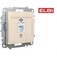 Розетка телефонная Elbi Zena-Vega 609-010300-221 (кремовый)