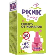 Жидкость для фумигатора Picnic Baby детский. 45 ночей
