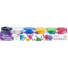 Набор для лепки Genio Kids Тесто-пластилин TA1009BP (6 цветов)