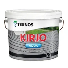 Краска Teknos Kirjo Aqua Base 1 2.7л (белый)