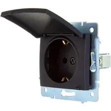 Розетка Lezard Asti 7081-4288-123B (черный бархат)