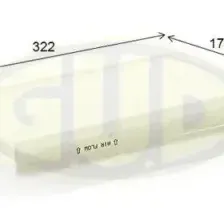 Салонный фильтр GUD GCF3139