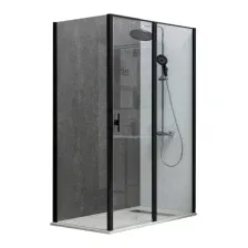 Душевой уголок Allen Brau Priority 120x100 304234 (черный браш)