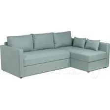 Диван угловой Mio Tesoro Тилаус длинный подлокотник (Mint/Grey)