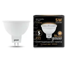 Лампа Gauss GU5.3 5W 2700K/3000K / 101505105