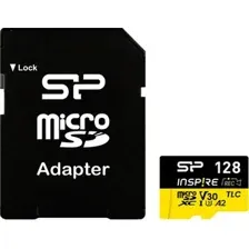 Карта памяти Silicon-Power Inspire microSDXC SP128GBSTXLA2V1NSP 128GB (с адаптером)