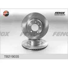 Тормозной диск FENOX TB219035 вентилируемый , передняя ось