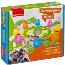 Настольная игра Bondibon Голодные цыплята / ВВ3459