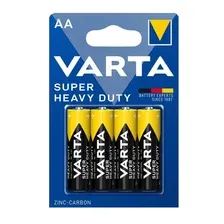 VARTA 2006101414 Батарейка Super Heavy Duty AA/R6 BL4 60/240 уп 4шт