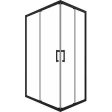 Душевой уголок Triton Фикс-Блэк 120x80 (без поддона)