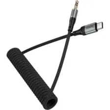 Кабель Hoco UPA33B Type-C-AUX (1.5м, черный)