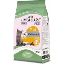 Сухой корм для кошек Unica Classe для котят курица (1.5кг)