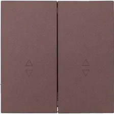 Выключатель проходной Lezard Zima 704-7388-106QC (шоколад)