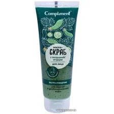 Скраб для лица Compliment Скраб для лица Экстра очищение с петрушкой и огурцом (130 мл)