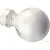 Наконечник для карниза Lm Decor YF059 Шар большой 25мм (белое золото)