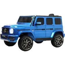Детский автомобиль RiverToys Mercedes-Benz G63 / T999TT (синий глянец)
